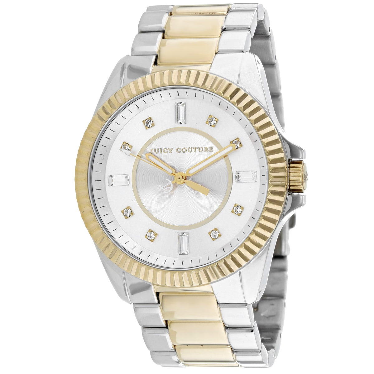 Juicy Couture Women's Stella Silver Round 40mm
