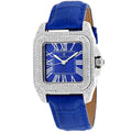 Christian Van Sant Women's Radieuse Blue Rectangle 41mm