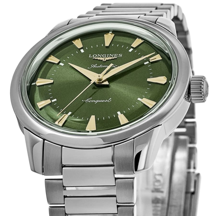 Longines Conquest Heritage Automatic Green Dial Stainless Steel Men's Watch L1.650.4.02.6