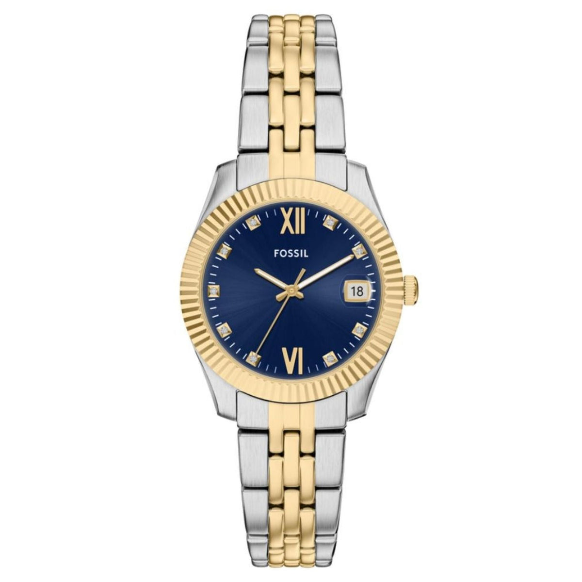 Fossil Women's Scarlette Blue Dial Watch