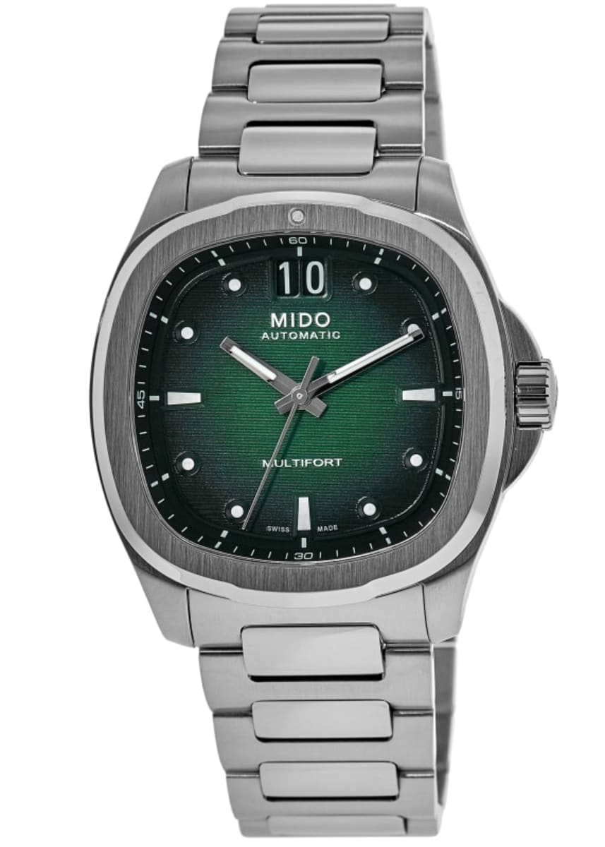Mido Multifort TV Big Date Green Dial Steel Men's Watch M049.526.11.091.00