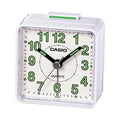 Casio Analog Travel Alarm Clock White Dial Compact - TQ-140-7D