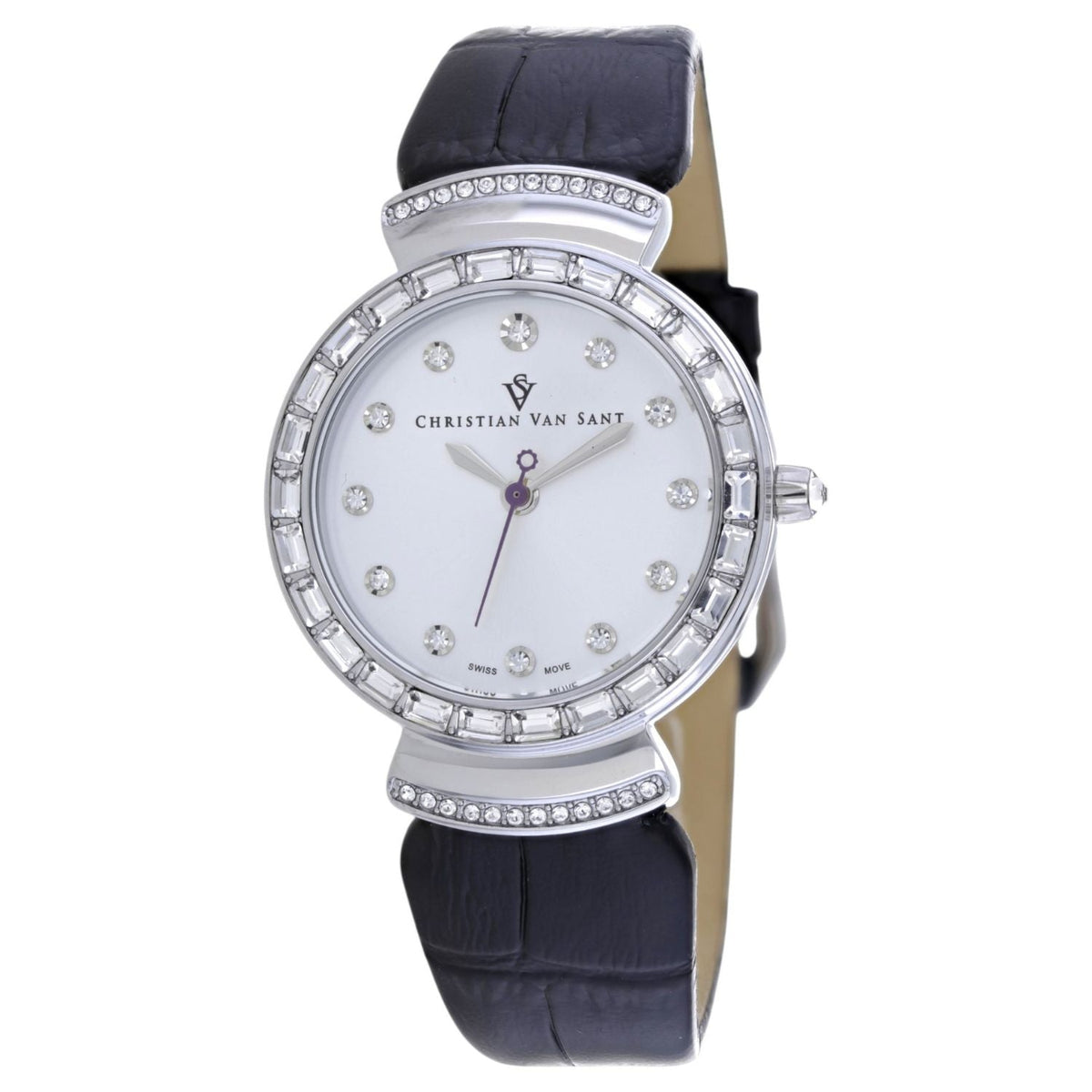 Christian Van Sant Women's Nova Silver Round 34mm