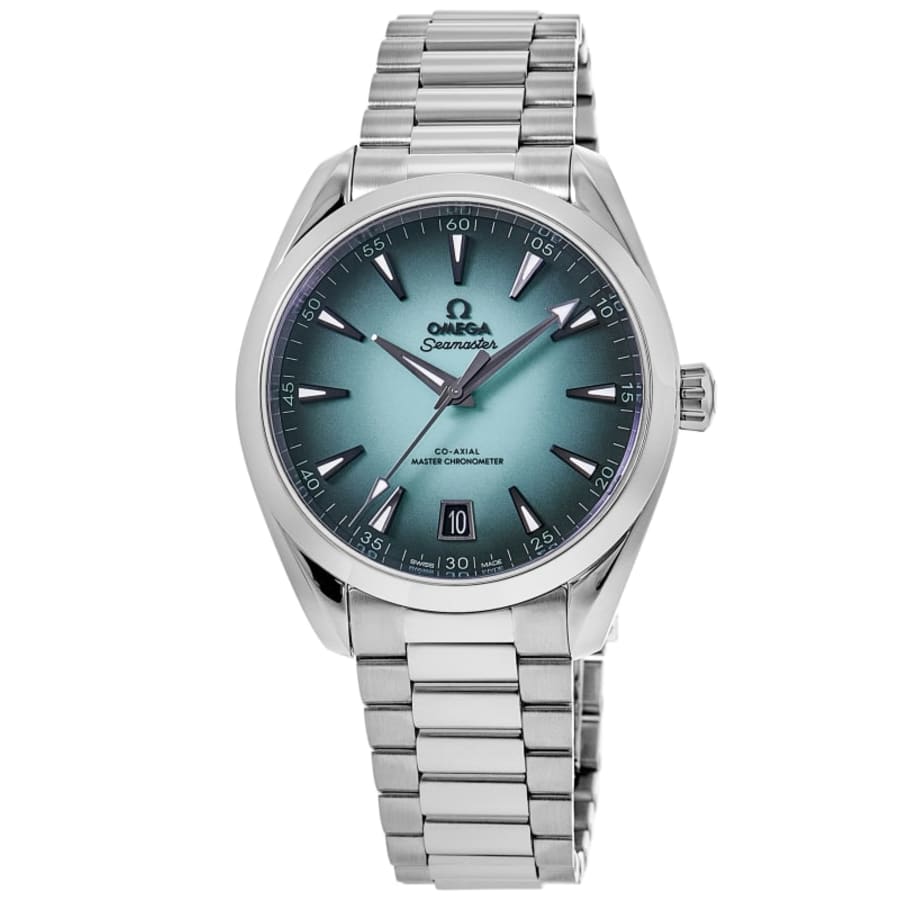 Omega Seamaster Aqua Terra 150m Master Co-Axial Automatic Turquoise Dial Stainless Steel Men's Watch 220.10.41.21.03.006