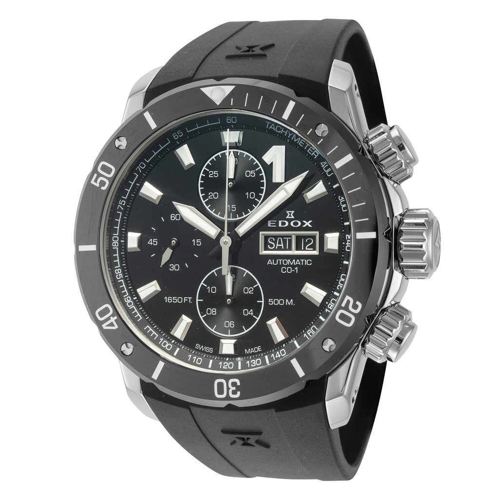Edox Men's CO-1 45mm Automatic Watch