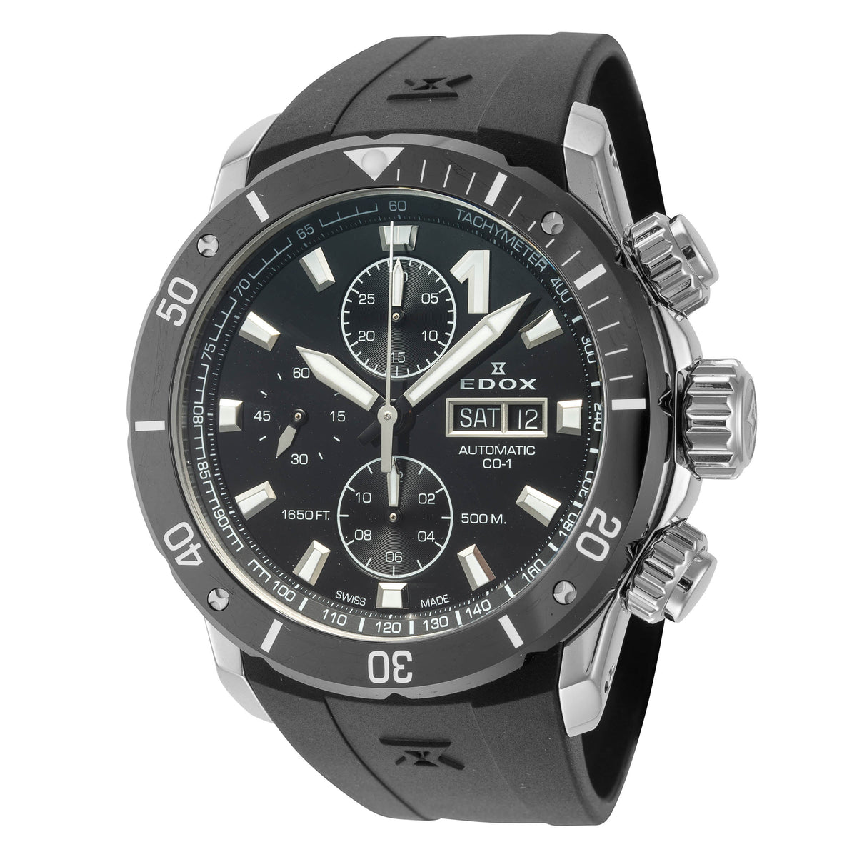 Edox Men's CO-1 45mm Automatic Watch