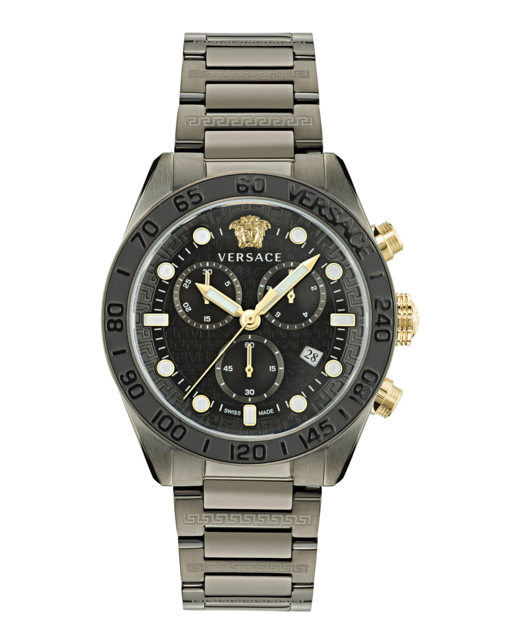 Greca Dome Chrono Bracelet Watch