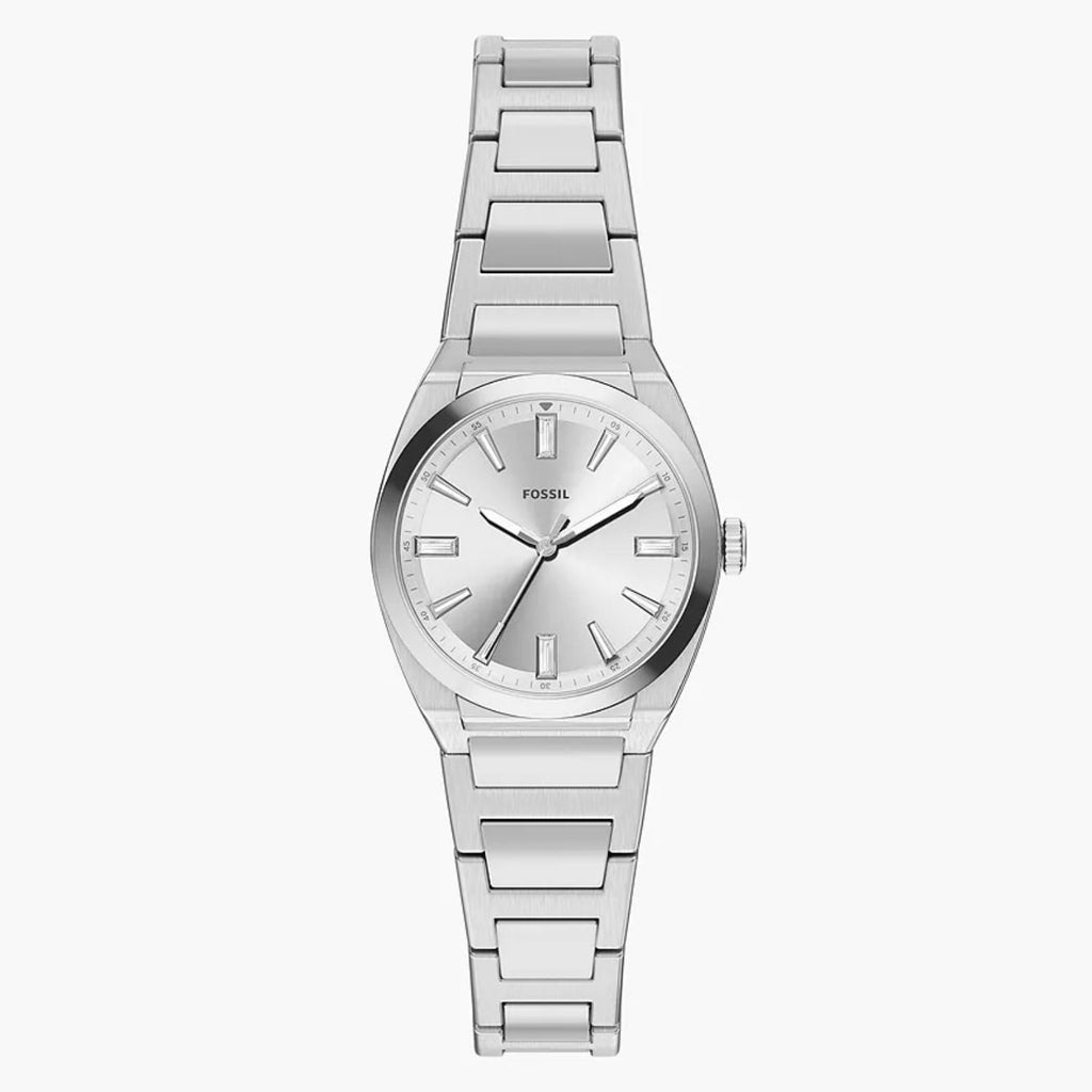 Fossil Women's Everett Silver Dial Watch