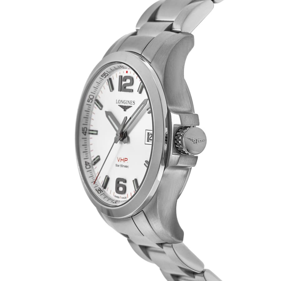 Longines Conquest V.H.P. Stainless Steel Silver Dial Men's Watch L3.716.4.76.6