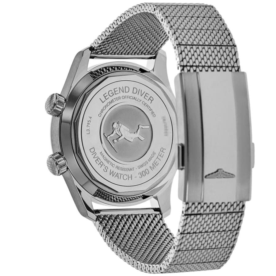 Longines Legend Diver 59 Black Dial Stainless Steel Men's Watch L3.795.4.59.9