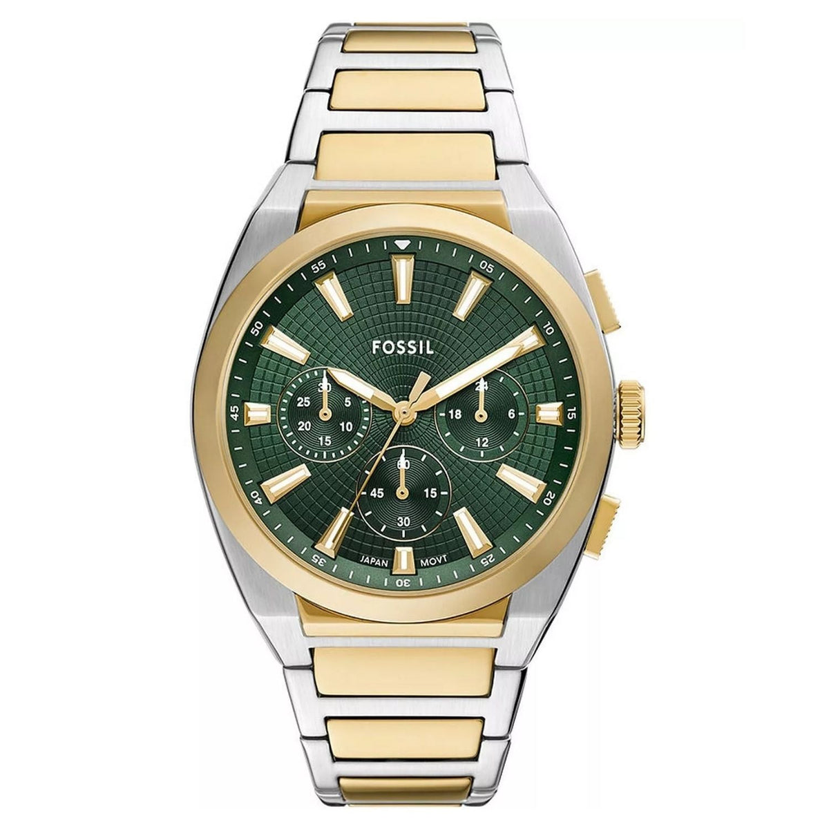 Fossil Men's Everette Green Dial Watch