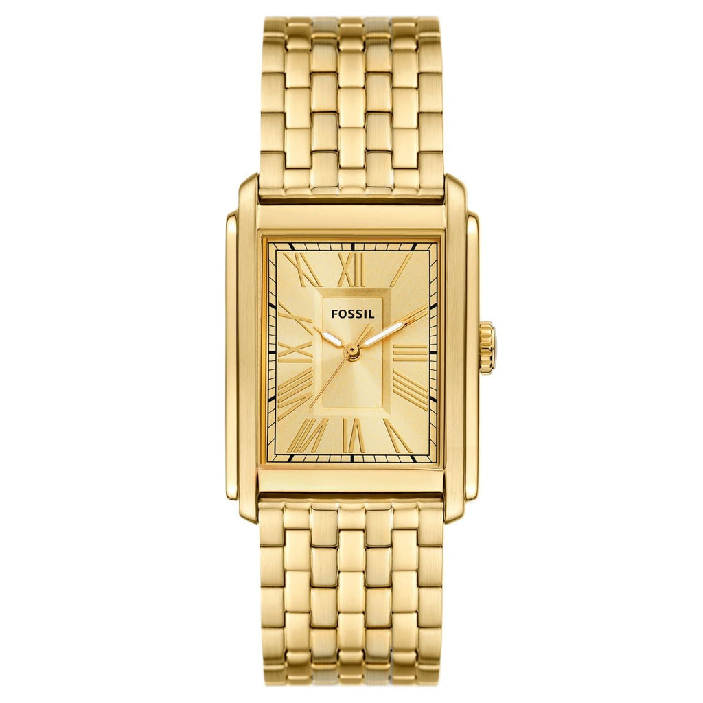 Fossil Men's Carraway Gold Dial Watch