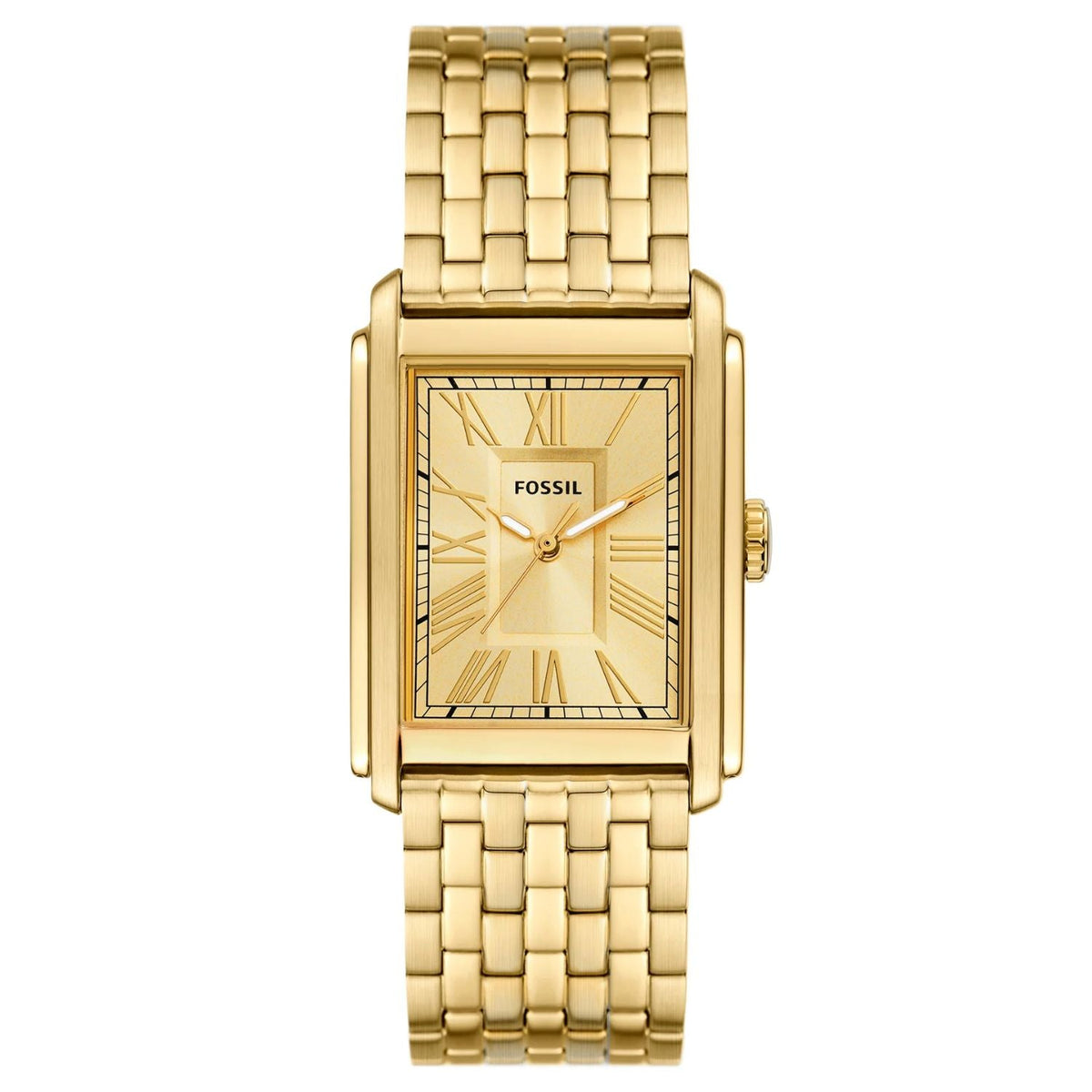 Fossil Men's Carraway Gold Dial Watch
