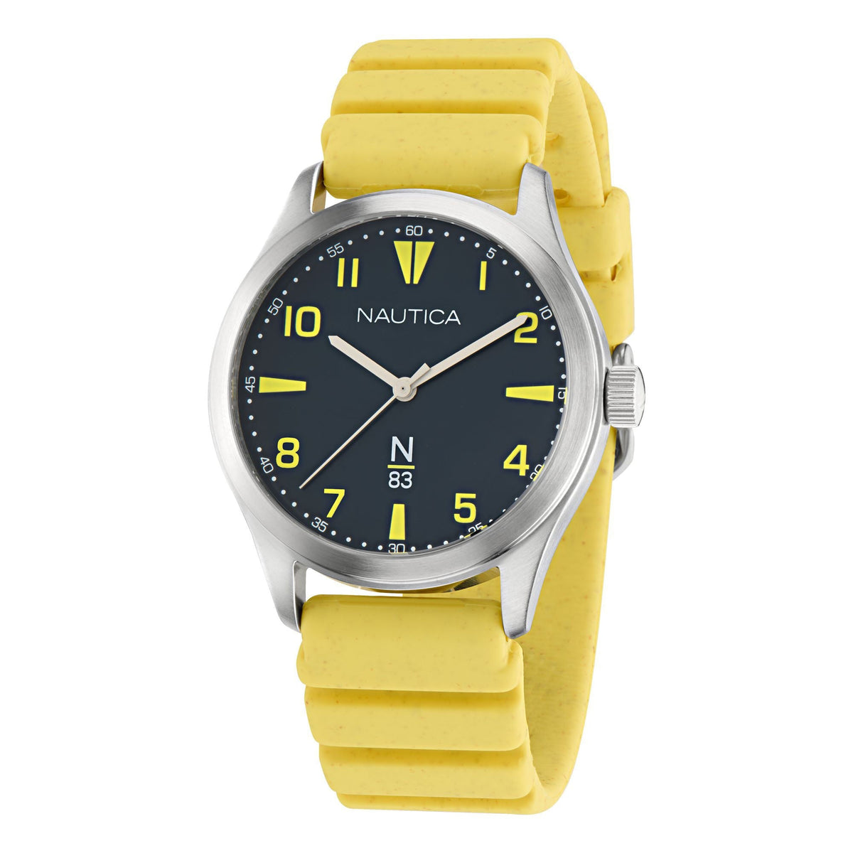 Nautica Mens Hannay Bay Wheat Fiber Quartz Analog Watch