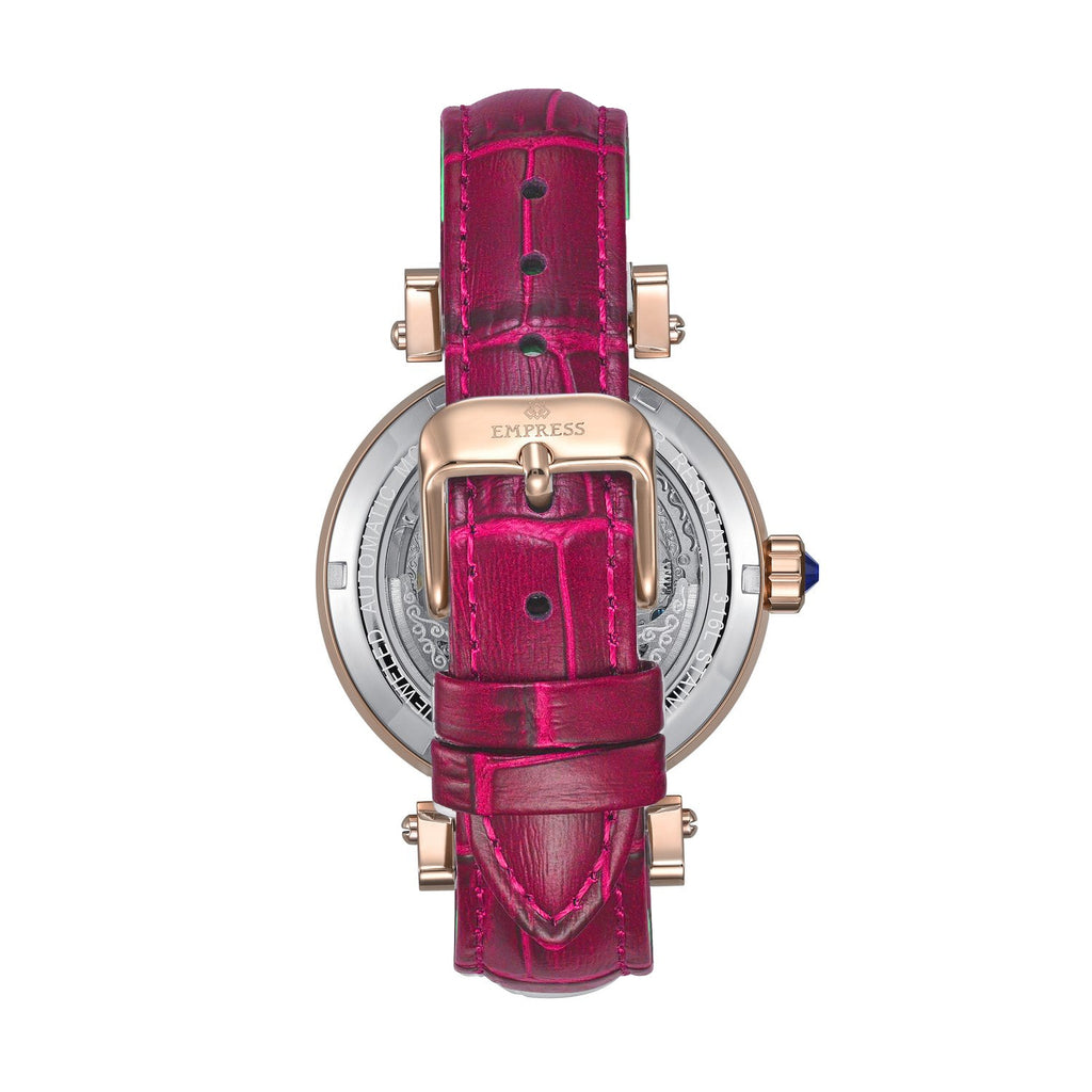 Empress Theodora Automatic Leather-Band Watch