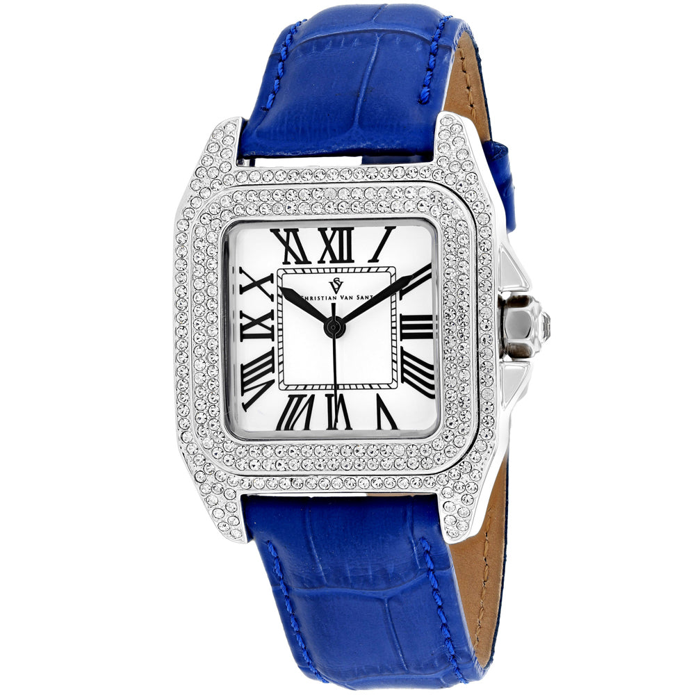 Christian Van Sant Women's Radieuse White Rectangle 41mm