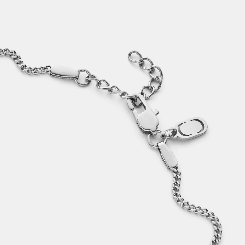 Curb Bracelet (Silver) 2mm