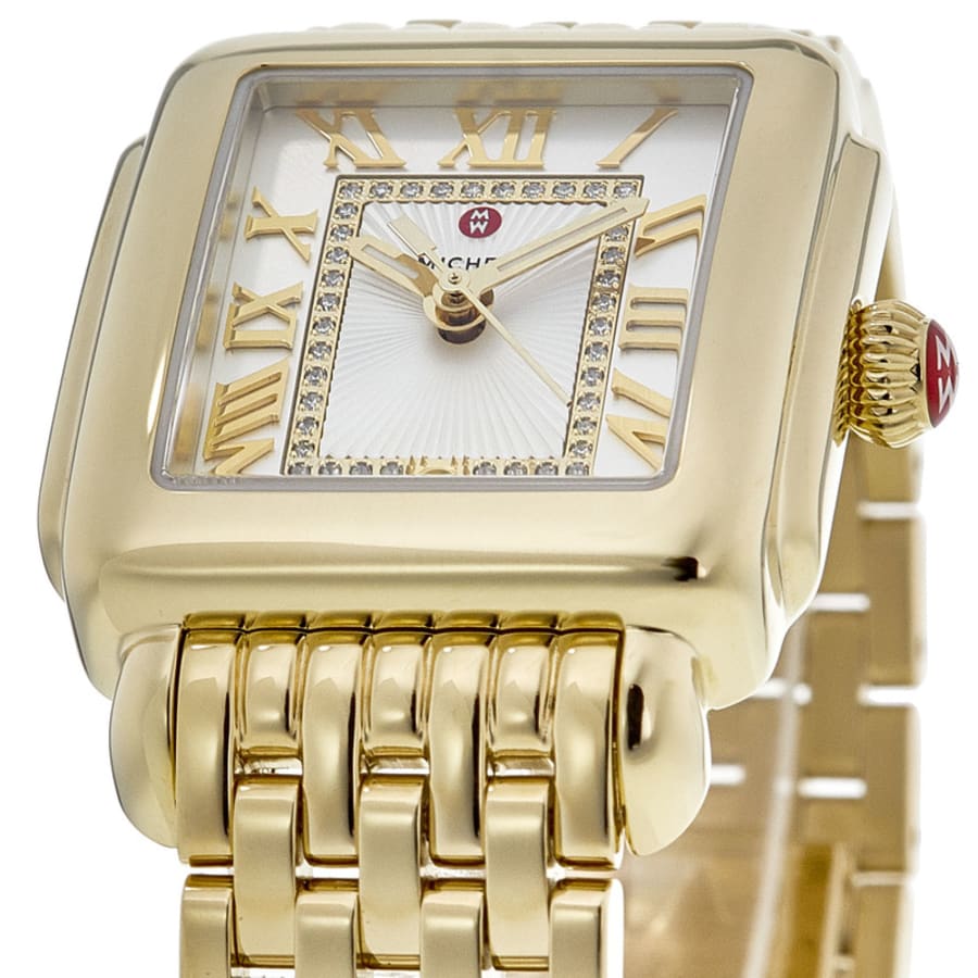 Michele Deco Madison Diamond Silver Dial  Women's Watch MWW06G000014