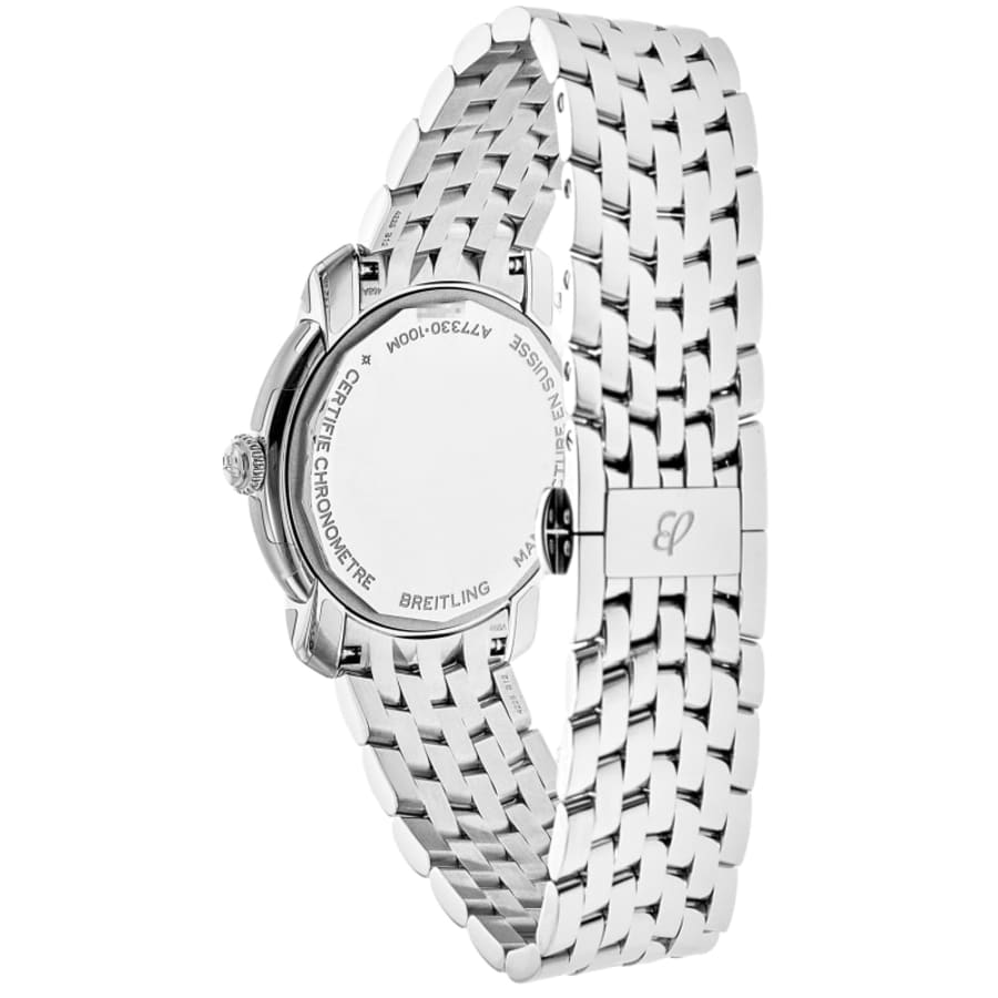 Breitling Premier Lady 32 Diamond Blue Dial Stainless steel Women's Watch A77330671C1A1