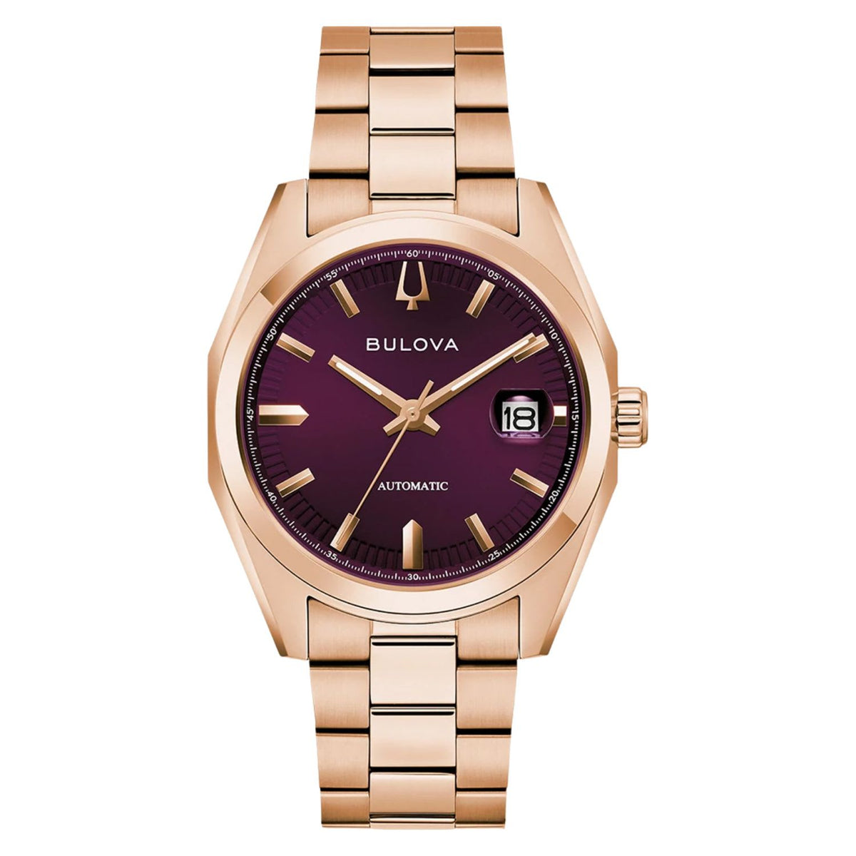 Bulova Men's Surveyor Maroon Dial Watch