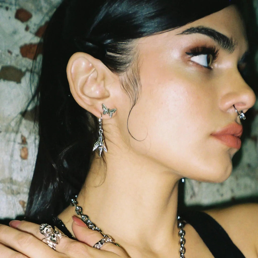 BUTTERFLY EARRING (STUD)