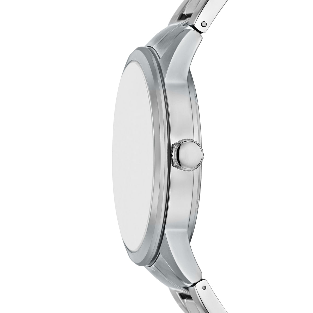 Fossil Men's Flynn 48mm Multifunction Silver-Tone Bracelet Watch