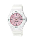 Casio Women's Water-Resistant Analog Watch with Rose Gold Accents - LRW-200H-4E3VCF