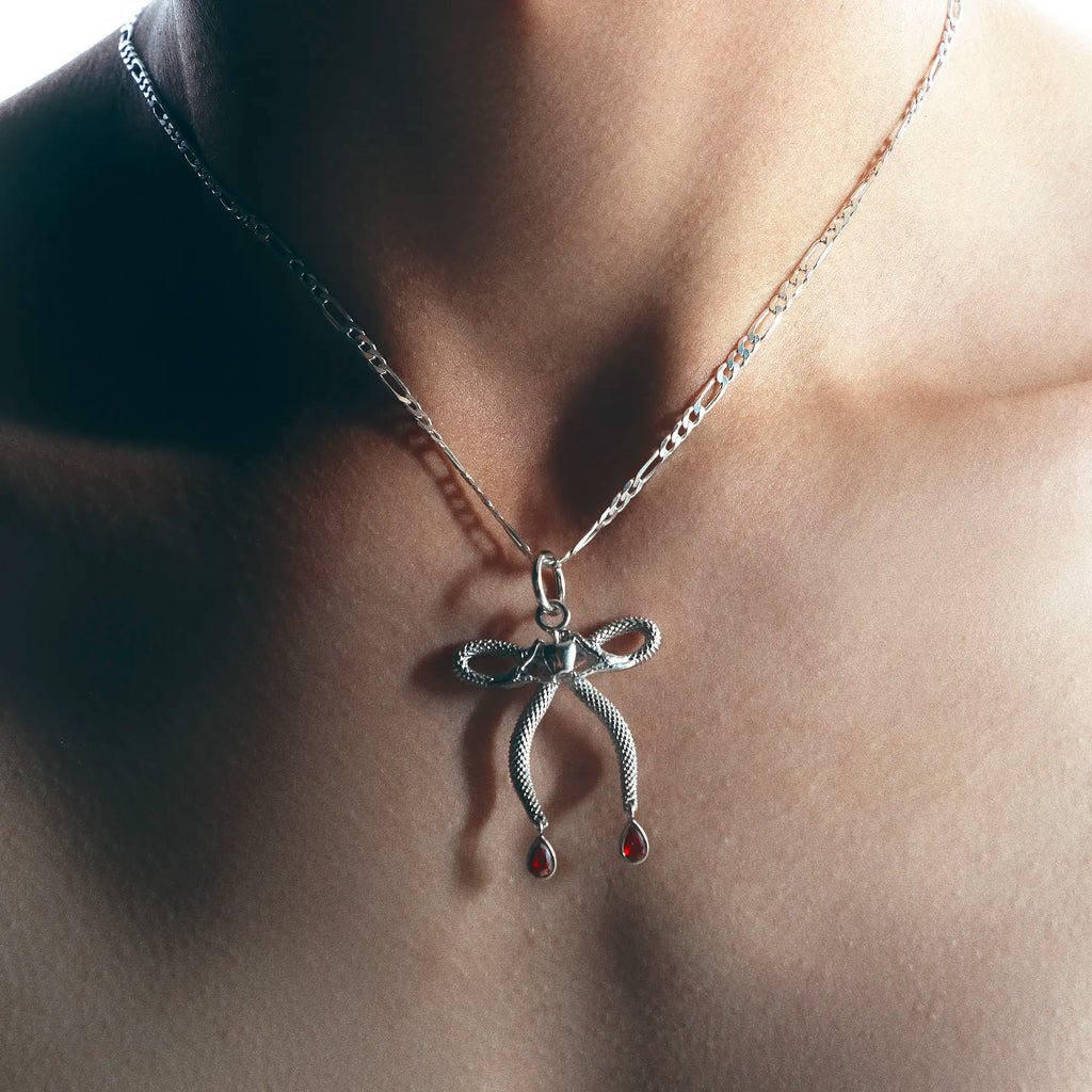STERLING SILVER FIGARO CHAIN