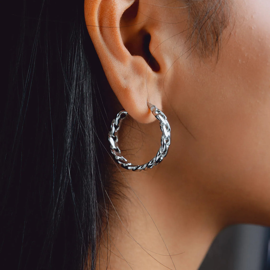CUBAN HOOP EARRINGS
