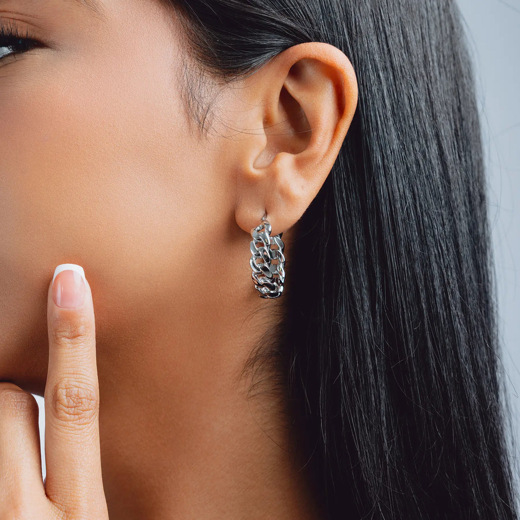CUBAN HOOP EARRINGS