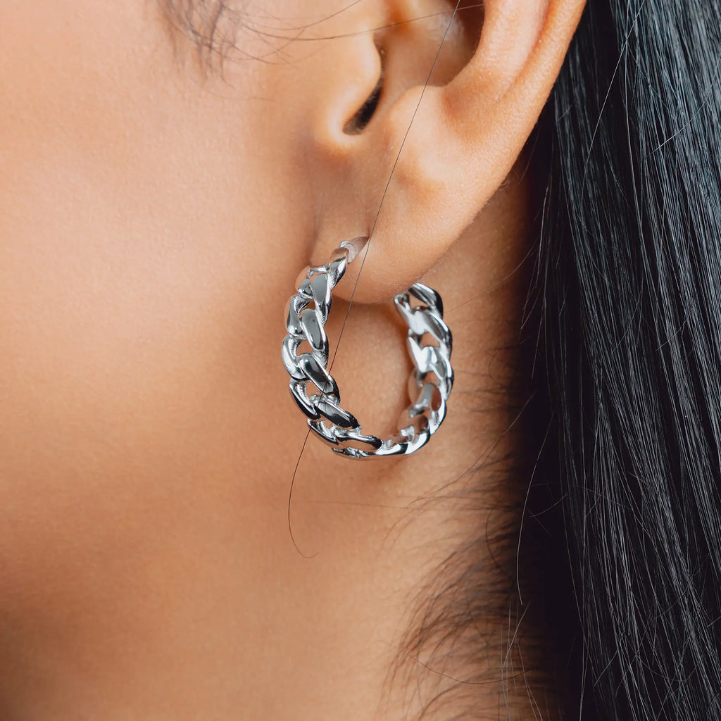 CUBAN HOOP EARRINGS