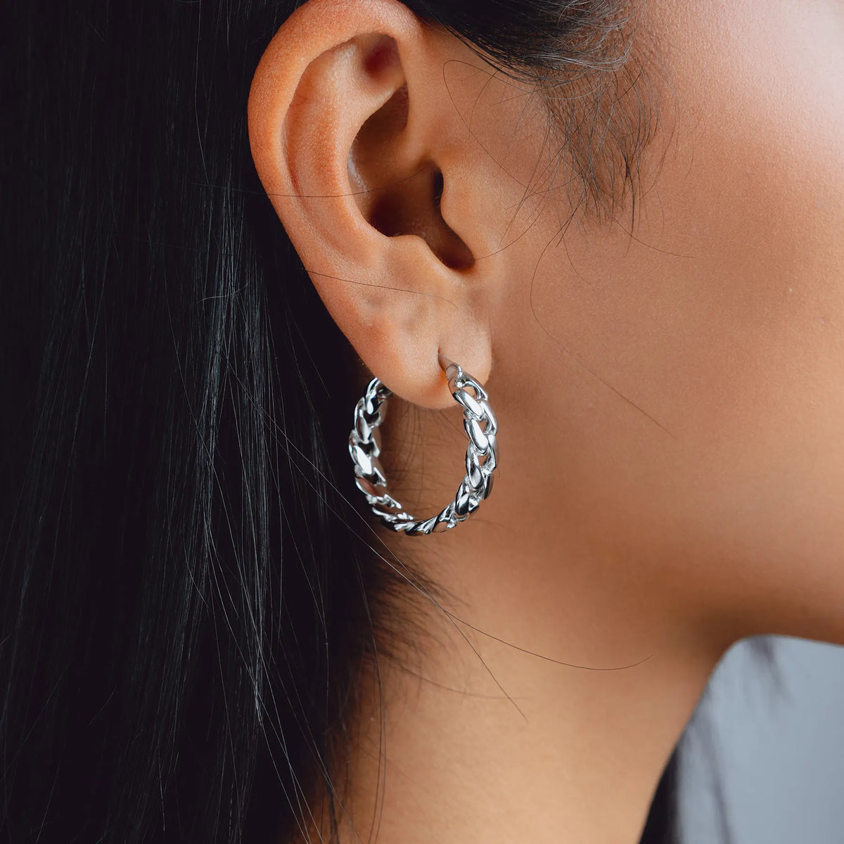 CUBAN HOOP EARRINGS