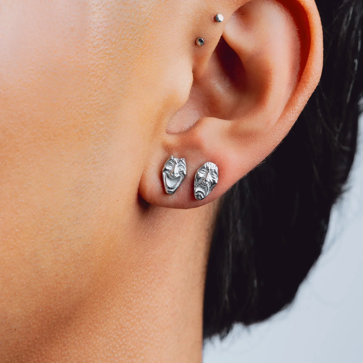 LAUGH NOW, CRY LATER STUD EARRINGS