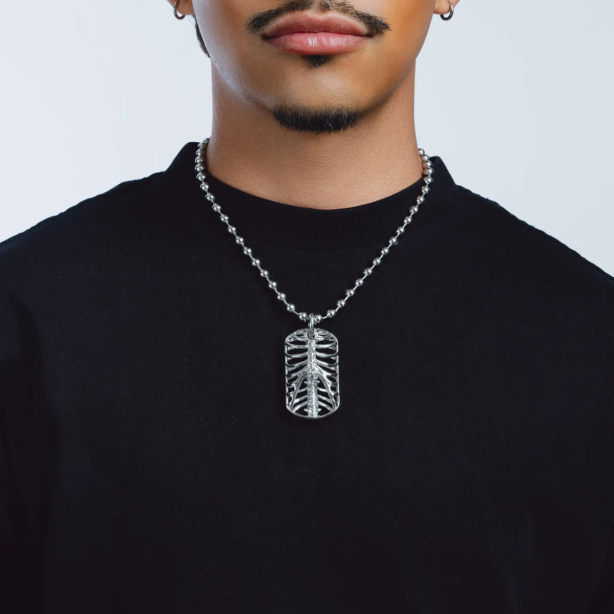RIBCAGE DOG TAG NECKLACE