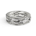 BARBED WIRE BAND RING