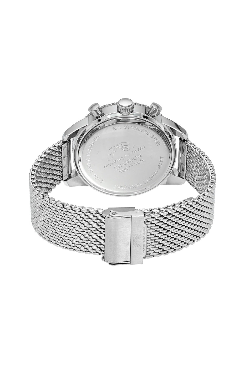 Porsamo Bleu Men's Brandon Stainless Steel Watch 1011FBRS