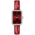 Tissot SRV Red Dial Leather Strap Women's Watch T160.110.16.423.00