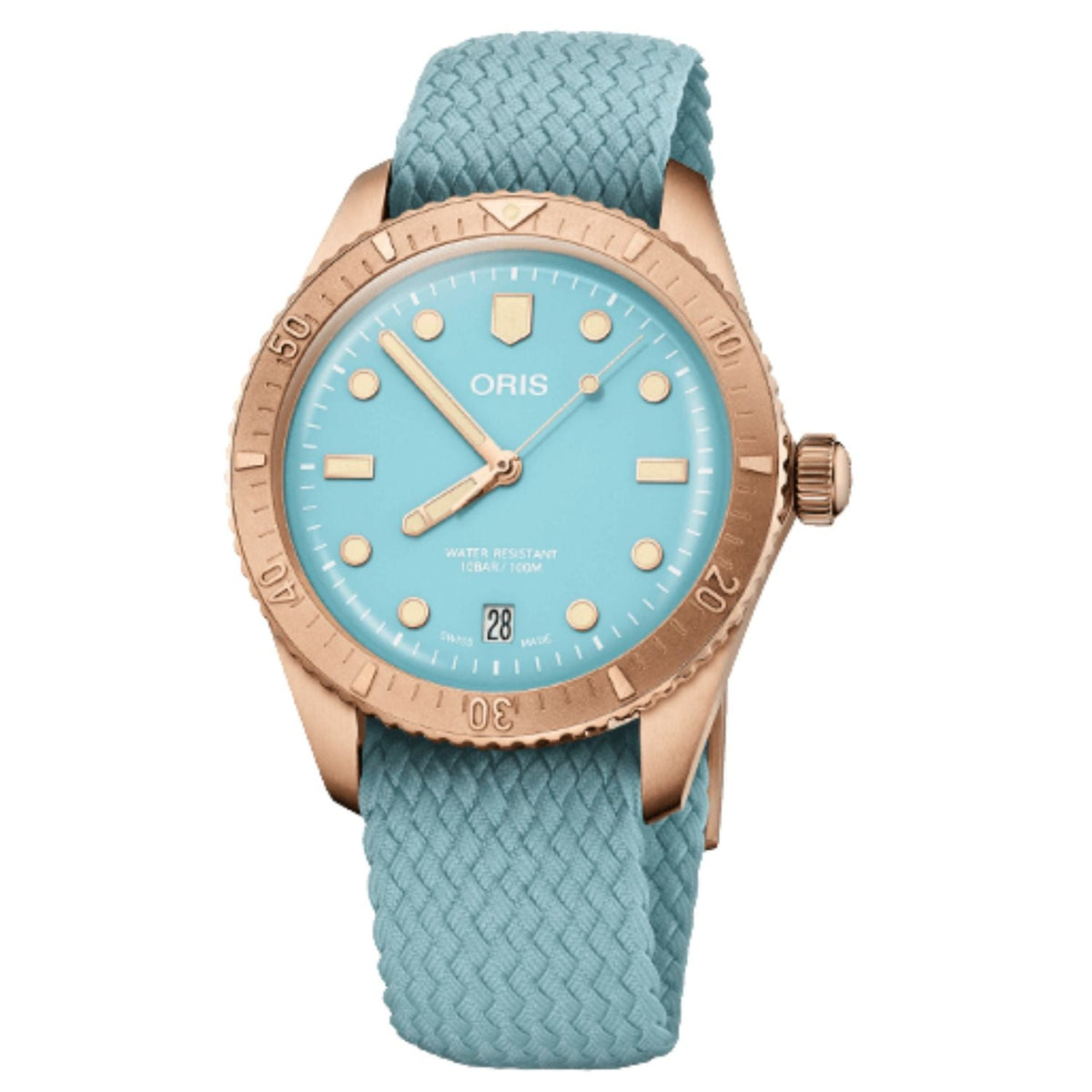 Oris Women's Divers Blue Dial Watch