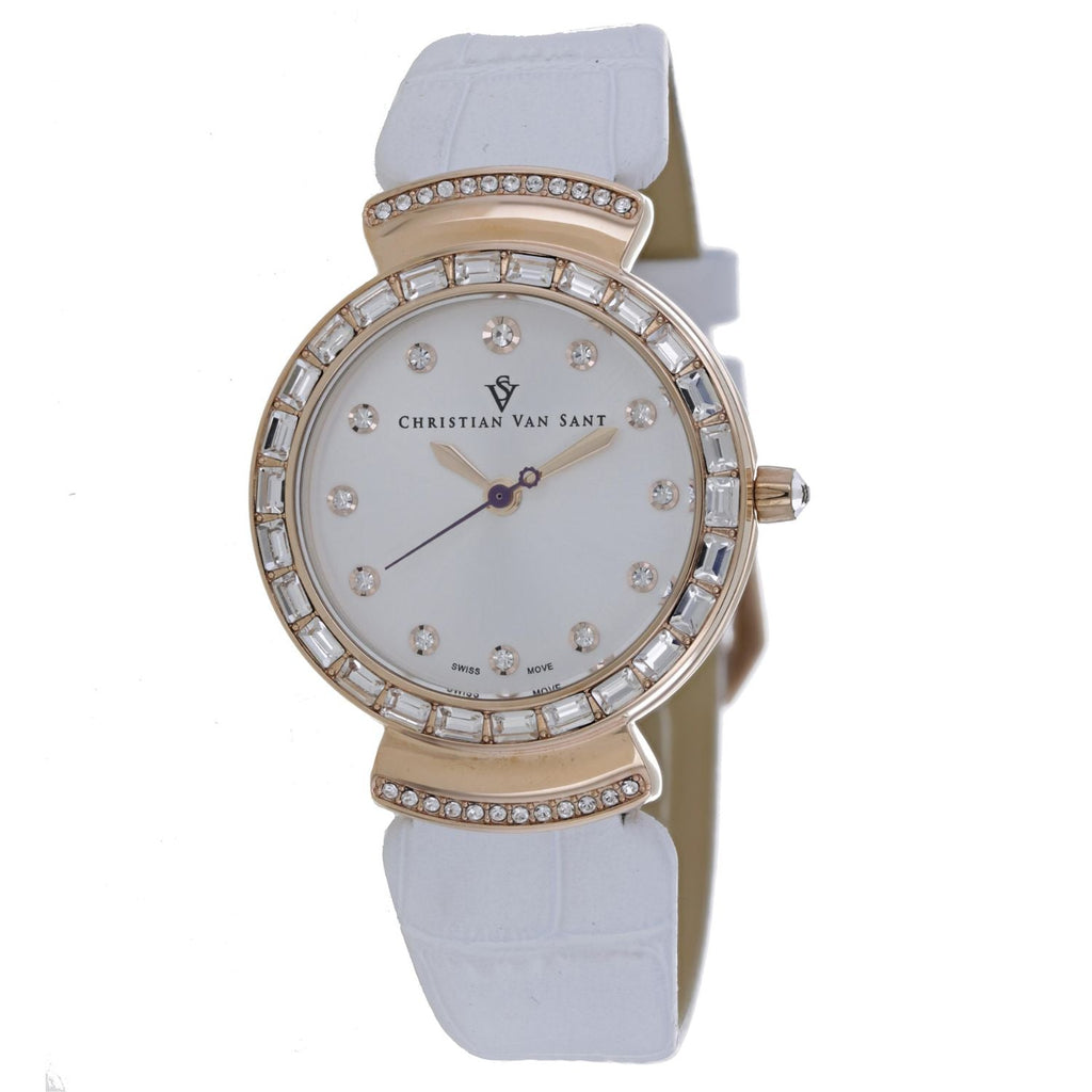 Christian Van Sant Women's Nova Silver Round 34mm