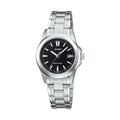 Casio Women’s Black Dial Stainless Steel Bracelet Watch - LTP-1215A-1A2D