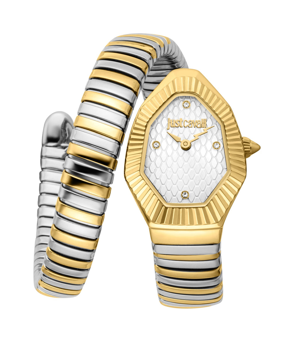 Just Cavalli Women's Snake 316L Stainless Steel Watch