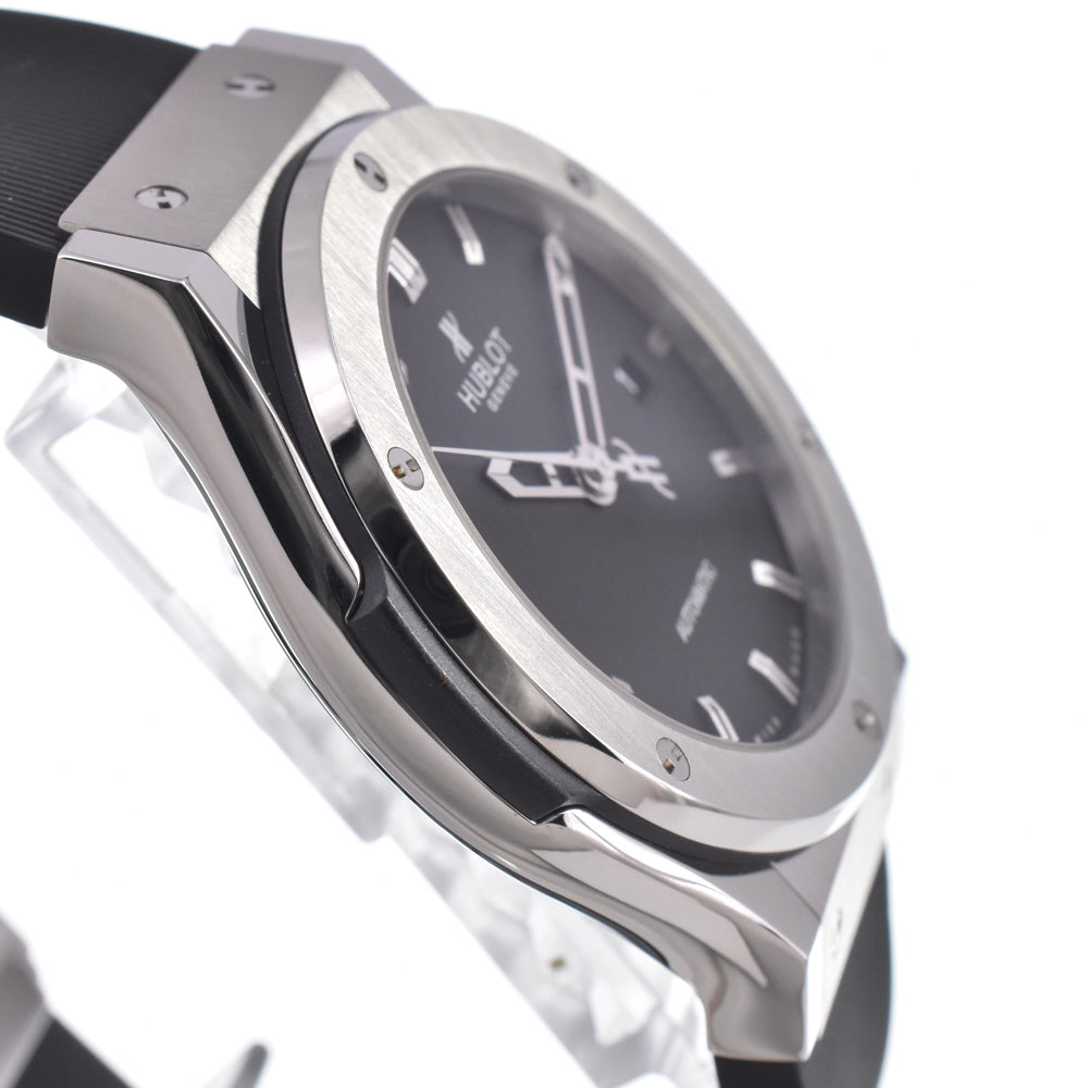 Hublot Classic Fusion Magic Automatic Ceramic And Rubber Watch (Pre-Owned)