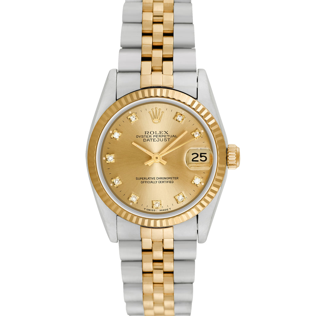 Pre-owned Rolex Midsize Datejust