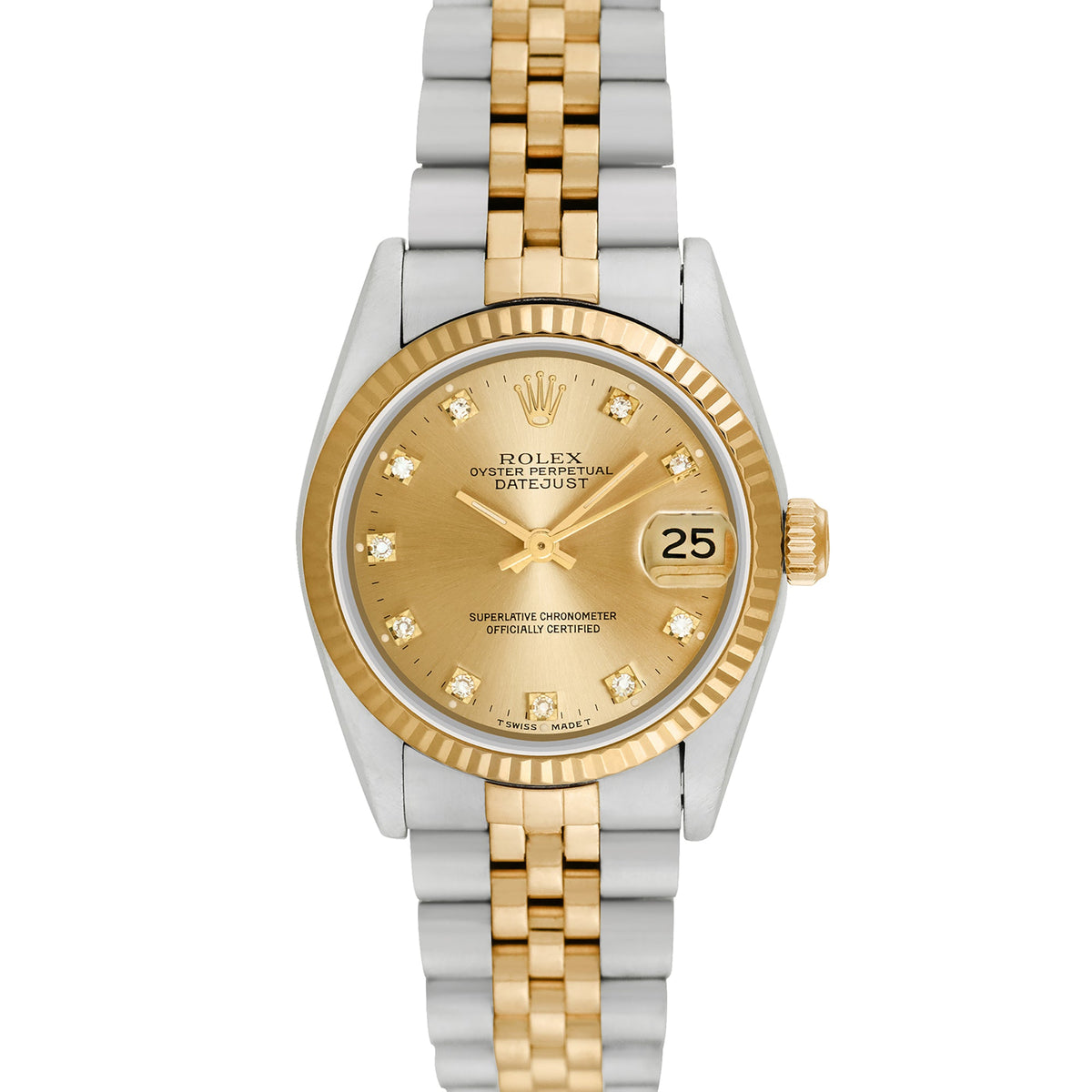Pre-owned Rolex Midsize Datejust