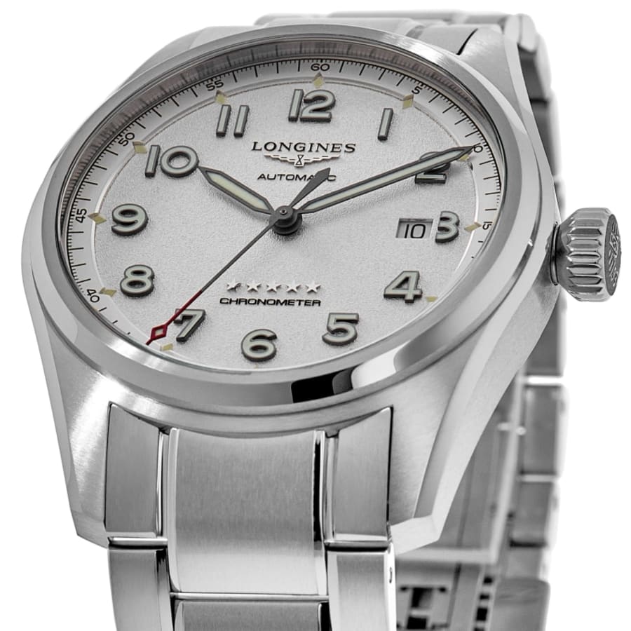 Longines Spirit Automatic Ivory Dial Stainless Steel Men's Watch L3.811.4.73.6