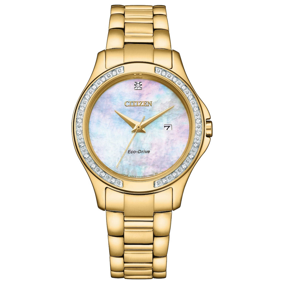 Citizen Women's Classic 32mm Solar Powered Quartz Eco-Drive Watch EW2642-59D