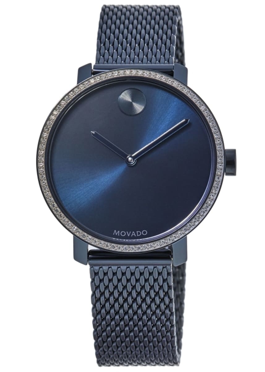 Movado Bold Shimmer Blue Dial Blue Steel Women's Watch 3600780