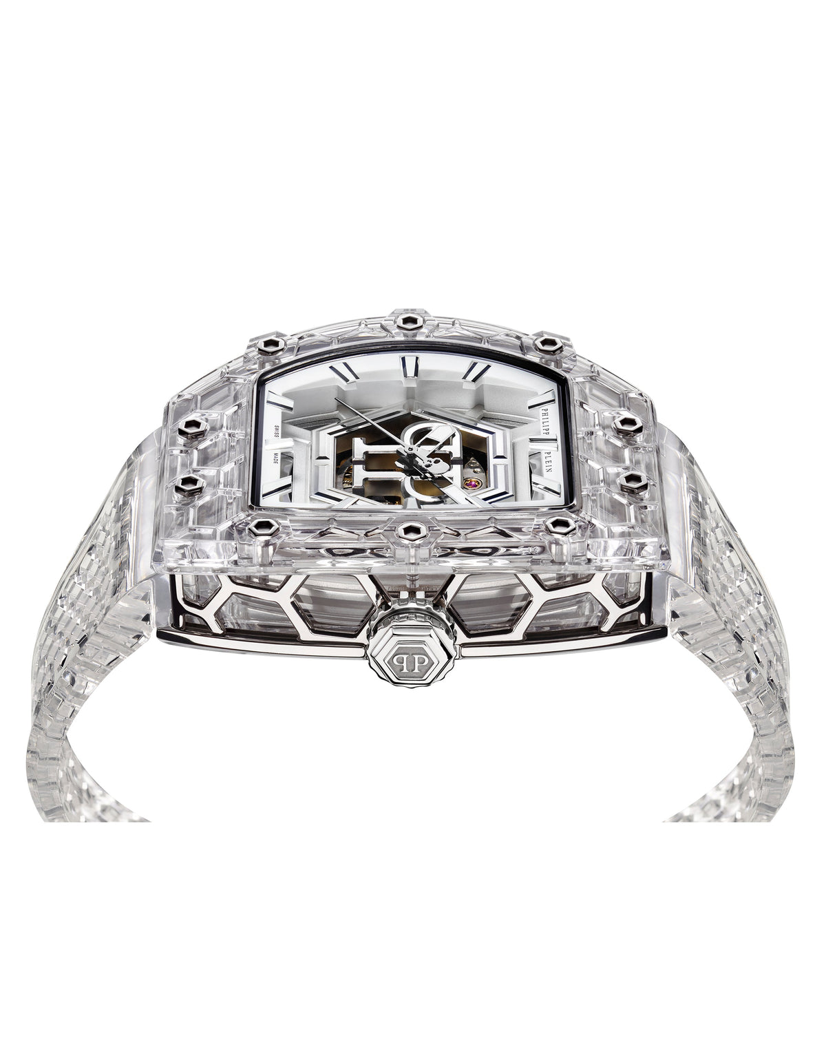 Crypto King Hexagon ICE BREAKER Watch