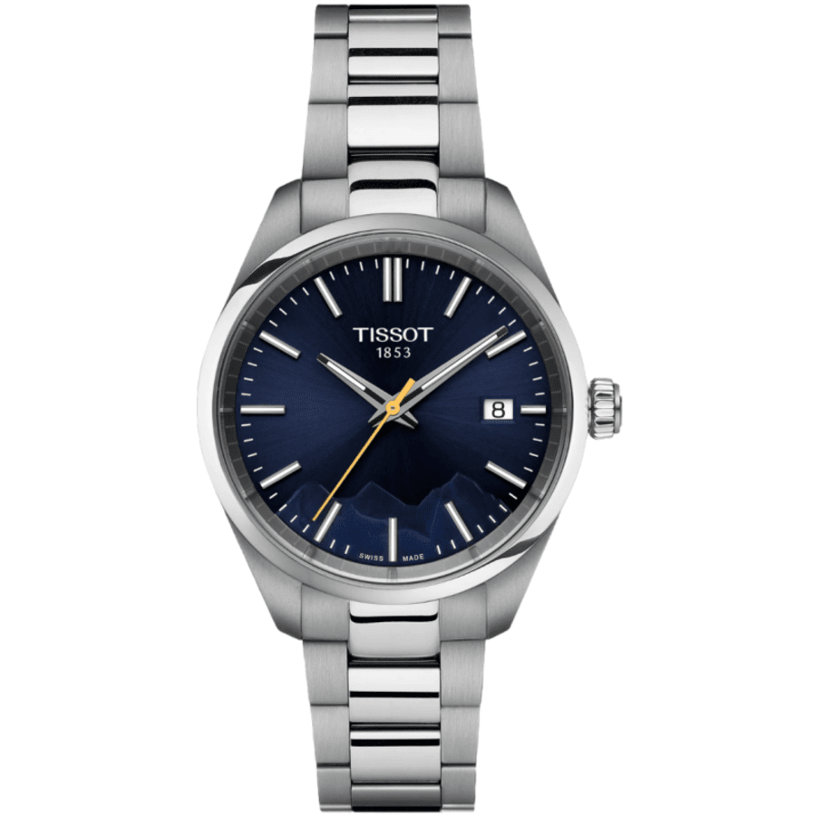Tissot PR 100 Jungfraubahn Edition Blue Dial Stainless Steel Women's Watch T150.210.11.041.01