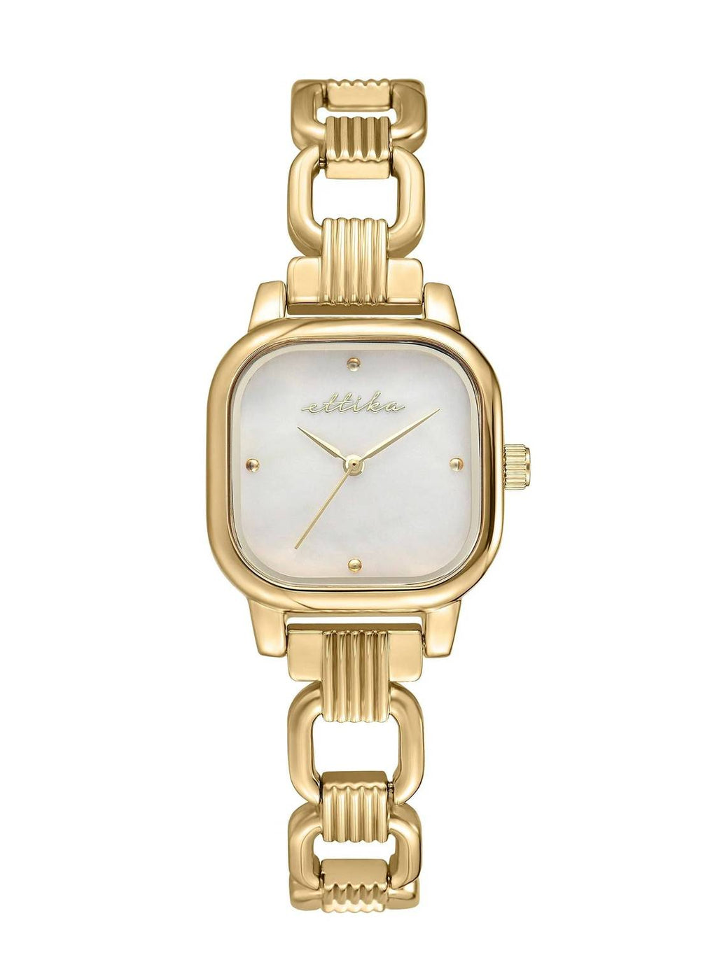 Women's Classic Square Bracelet Watch In Gold